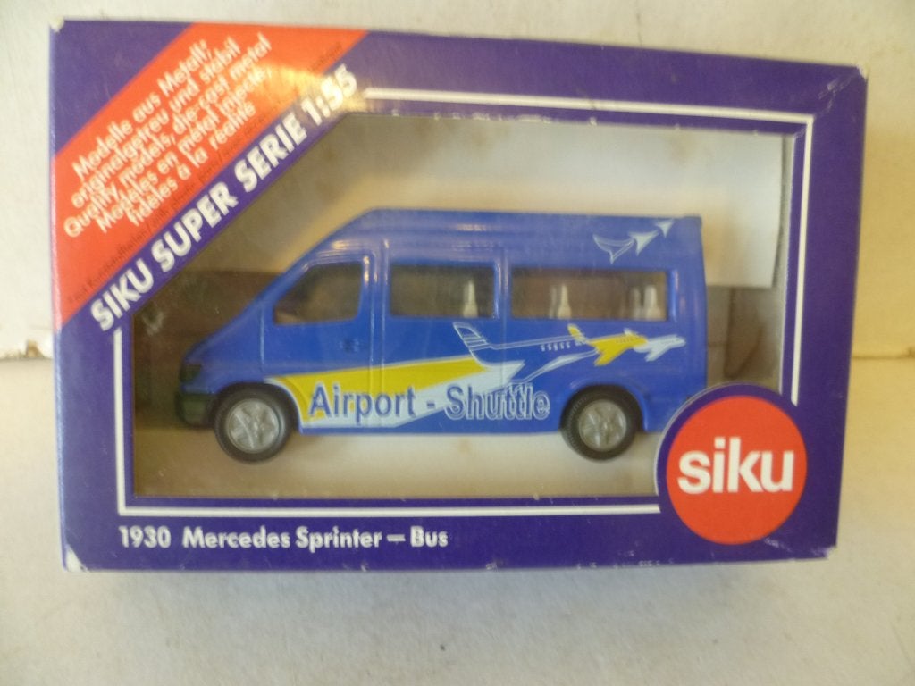 Siku 1930 Mercedes Sprinter Airport Shuttle 1:55 modelauto, Ophalen of Verzenden, Nieuw, Bus of Vrachtwagen, SIKU