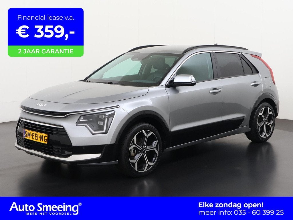 Kia Niro 1.6 GDi Hybrid | Stoel & Stoelverwarming | Leder |, Auto's, Kia, Bedrijf, Te koop, Niro, ABS, Achteruitrijcamera, Adaptive Cruise Control
