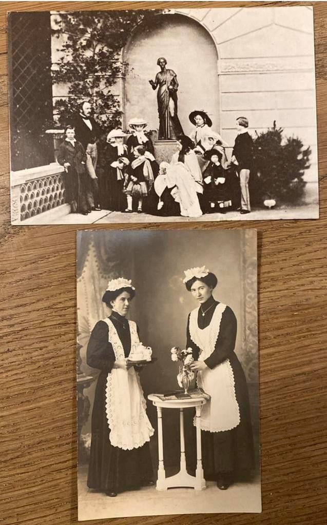 Oude foto ansichtkaarten. Queen Victoria- Stuttgart., Verzamelen, Ophalen of Verzenden, Ongelopen