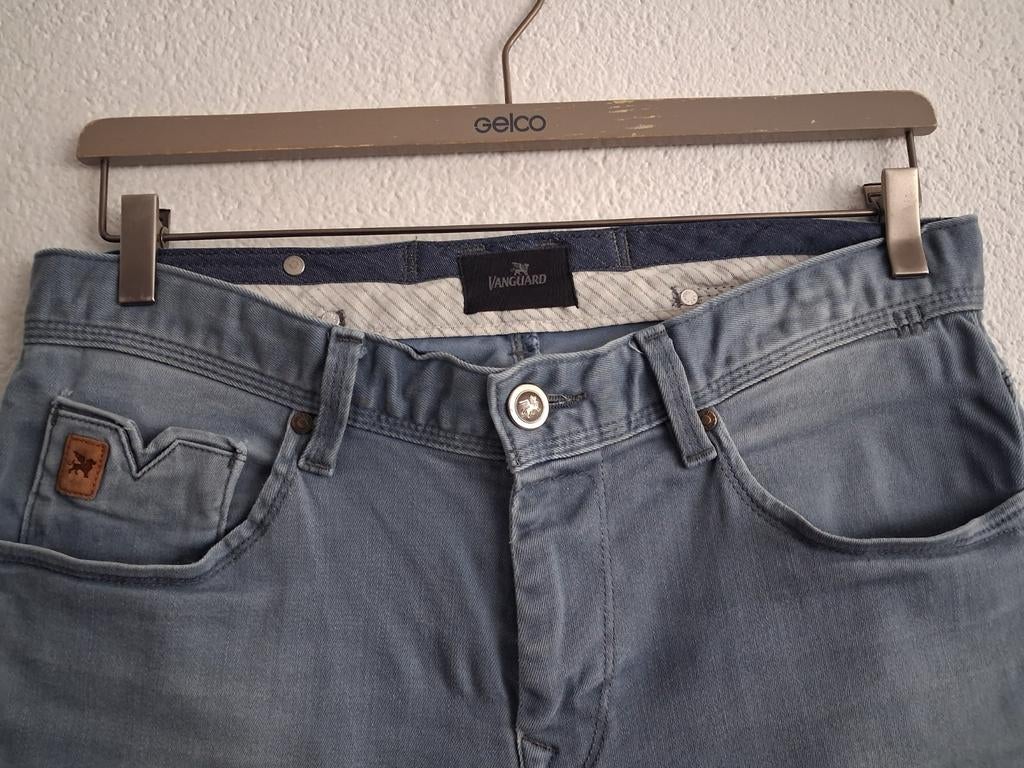 Vanguard spijkerbroek W33/L34, Blauw, Ophalen of Verzenden, Zo goed als nieuw, Vanguard