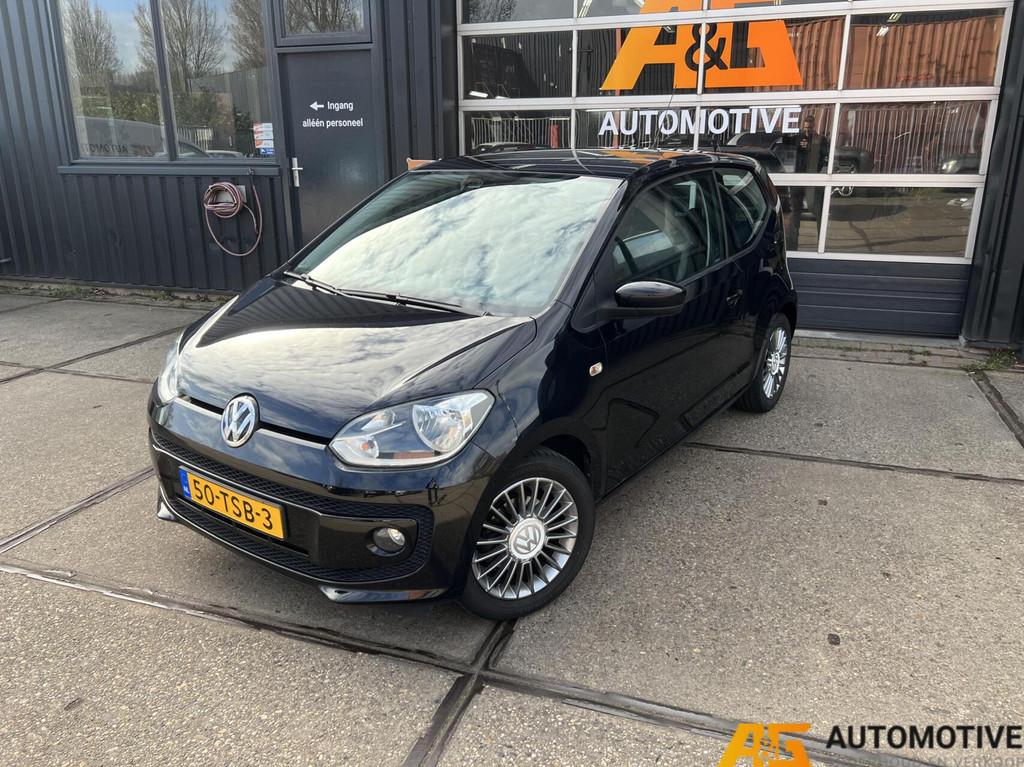 Volkswagen High Up! 3DRS 75PK Zwart 2012 | Airco | Cruise |, Voorwielaandrijving, Euro 5, Up!, 840 kg