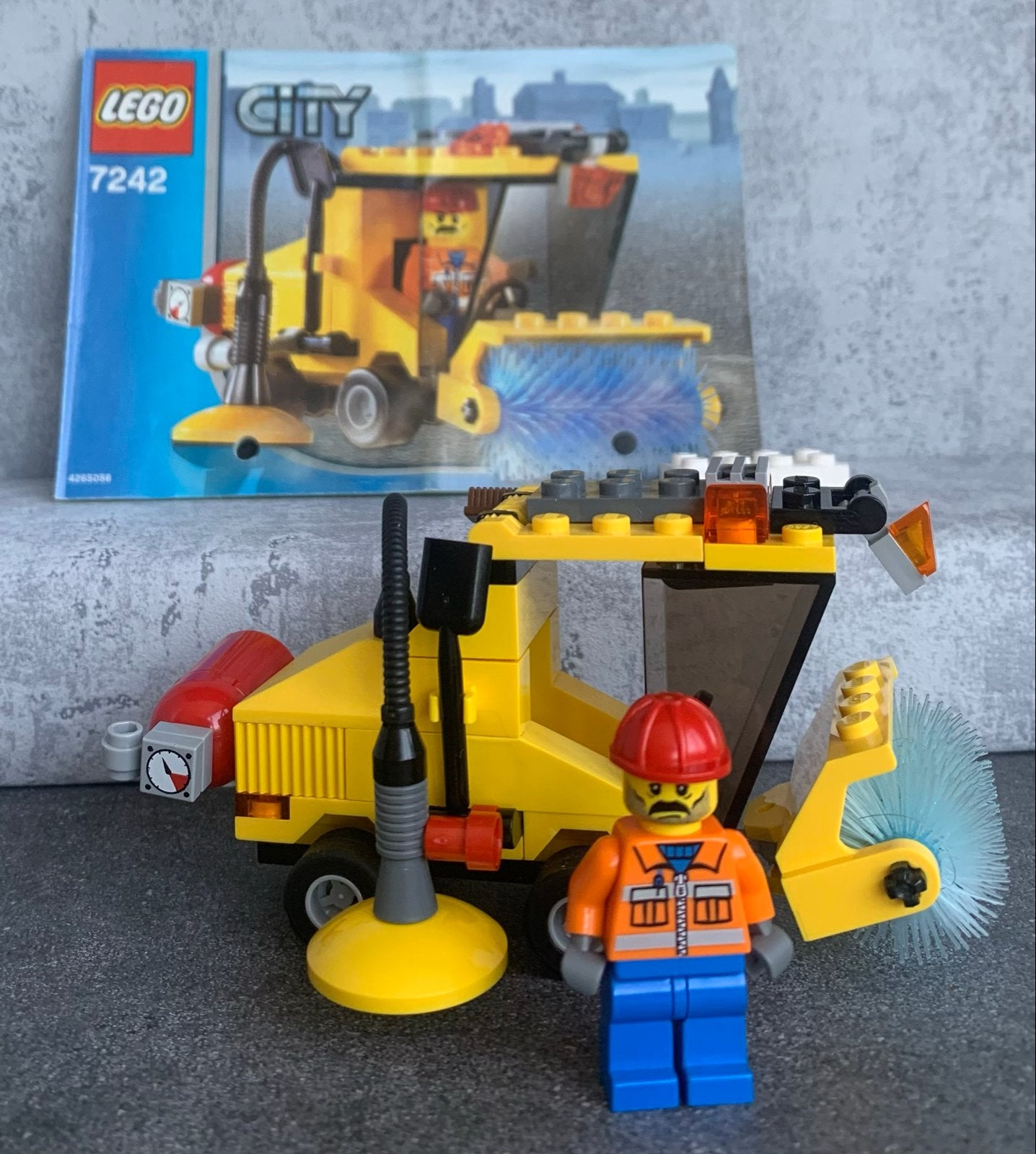 Lego City 7242 Straatveger, Lego, Ophalen of Verzenden, Compleet, Complete set