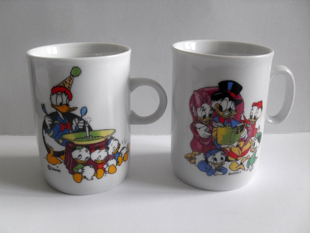 Donald Duck & Dagobert Duck Mokken Ducktales Kwik Kwek kwak, Verzamelen, Ophalen of Verzenden, Donald Duck, Zo goed als nieuw