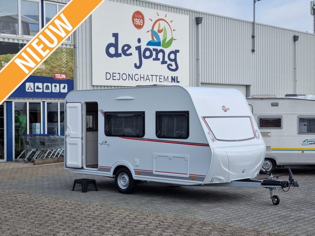 Bürstner Premio Life 425 TS € 1.250,= Acc., Caravans en Kamperen, Schokbreker, Bedrijf, Treinzit, Bürstner