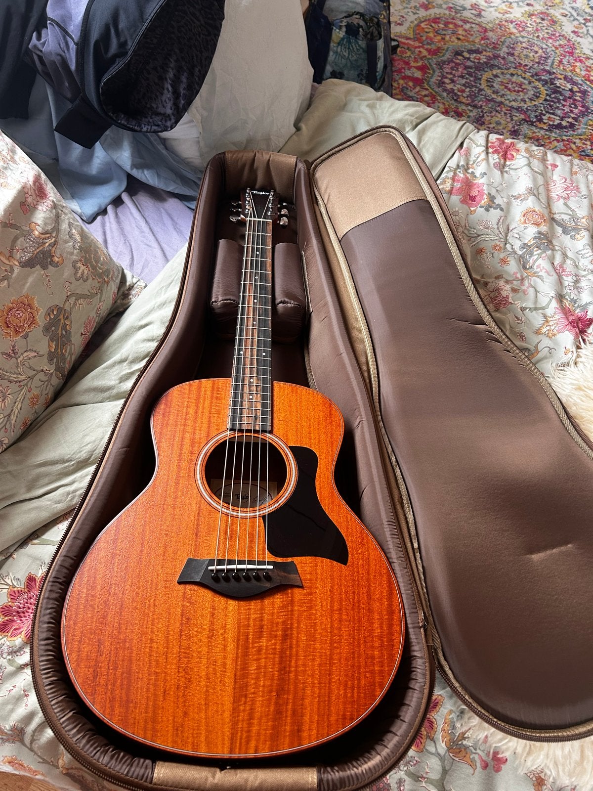 Taylor GS Mini Mahonie gitaar zo goed als nieuw, Ophalen, Zo goed als nieuw, Western- of Steelstringgitaar, Met koffer