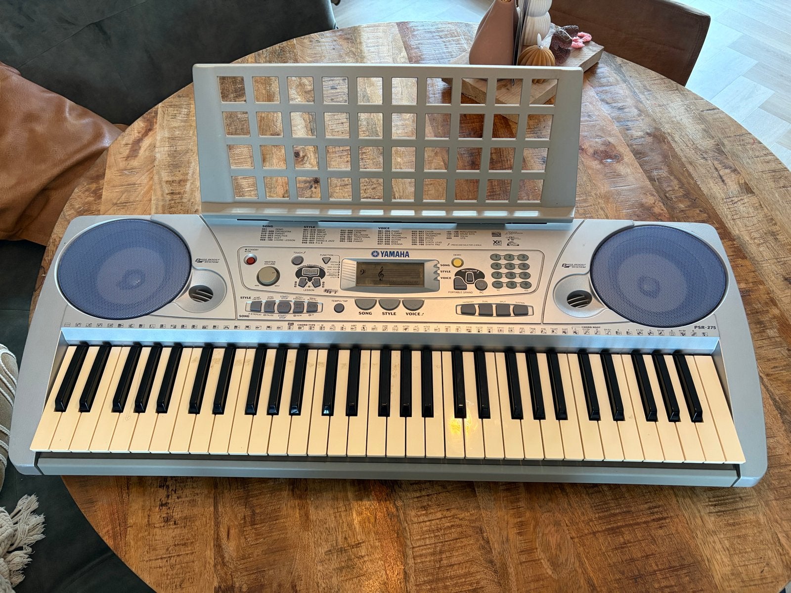Yamaha Portatone PSR-275 Keyboard met 61 toetsen, Muziek en Instrumenten, Yamaha, Ophalen of Verzenden, Aanslaggevoelig, 61 toetsen