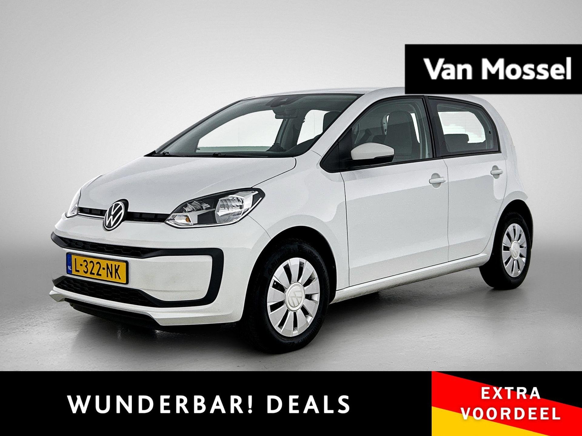 Volkswagen Up! 1.0 | 65 PK | Maps + More | Airco | Radio DAB, 12 maanden, Stof, Gebruikt, 4 stoelen