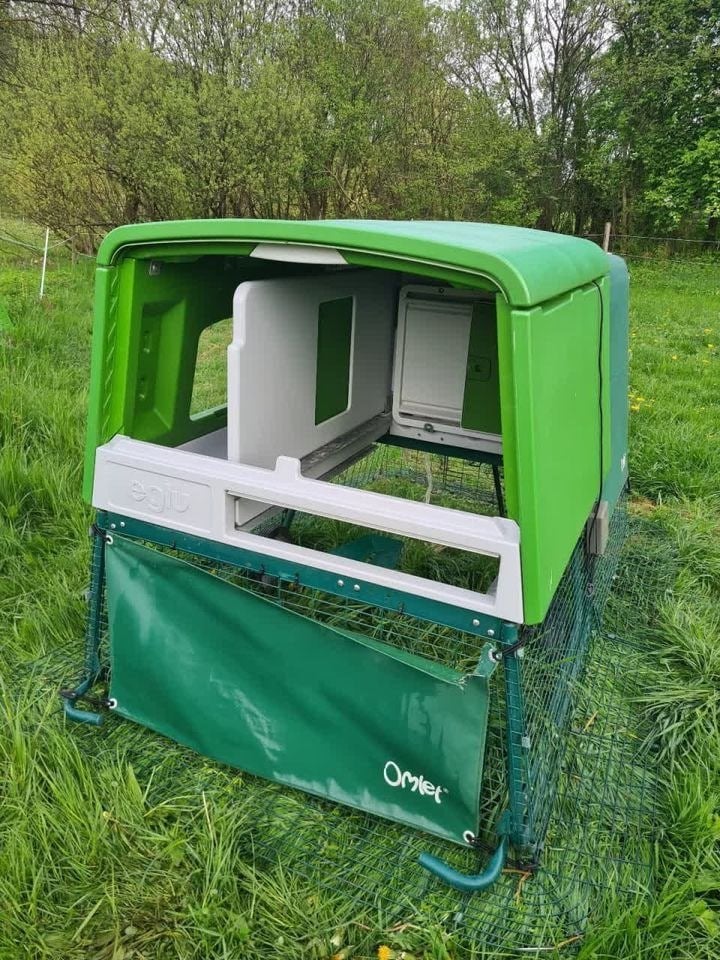 Omlet Eglu Cube kippenhok – voor 4-6 kippen, Ophalen of Verzenden, Zo goed als nieuw