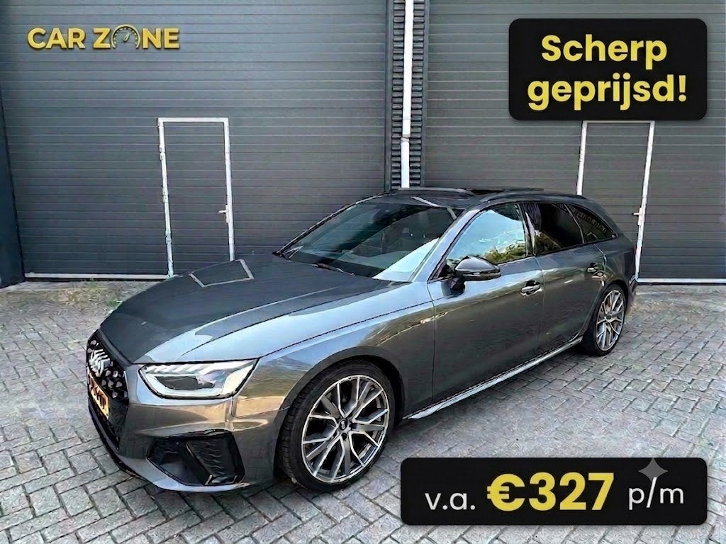 Audi A4 35 TFSI 2020 | Pano | 3x S-line | Dealer onderhouden, Auto's, 4 cilinders, Dealer onderhouden, Zilver of Grijs, 1500 kg