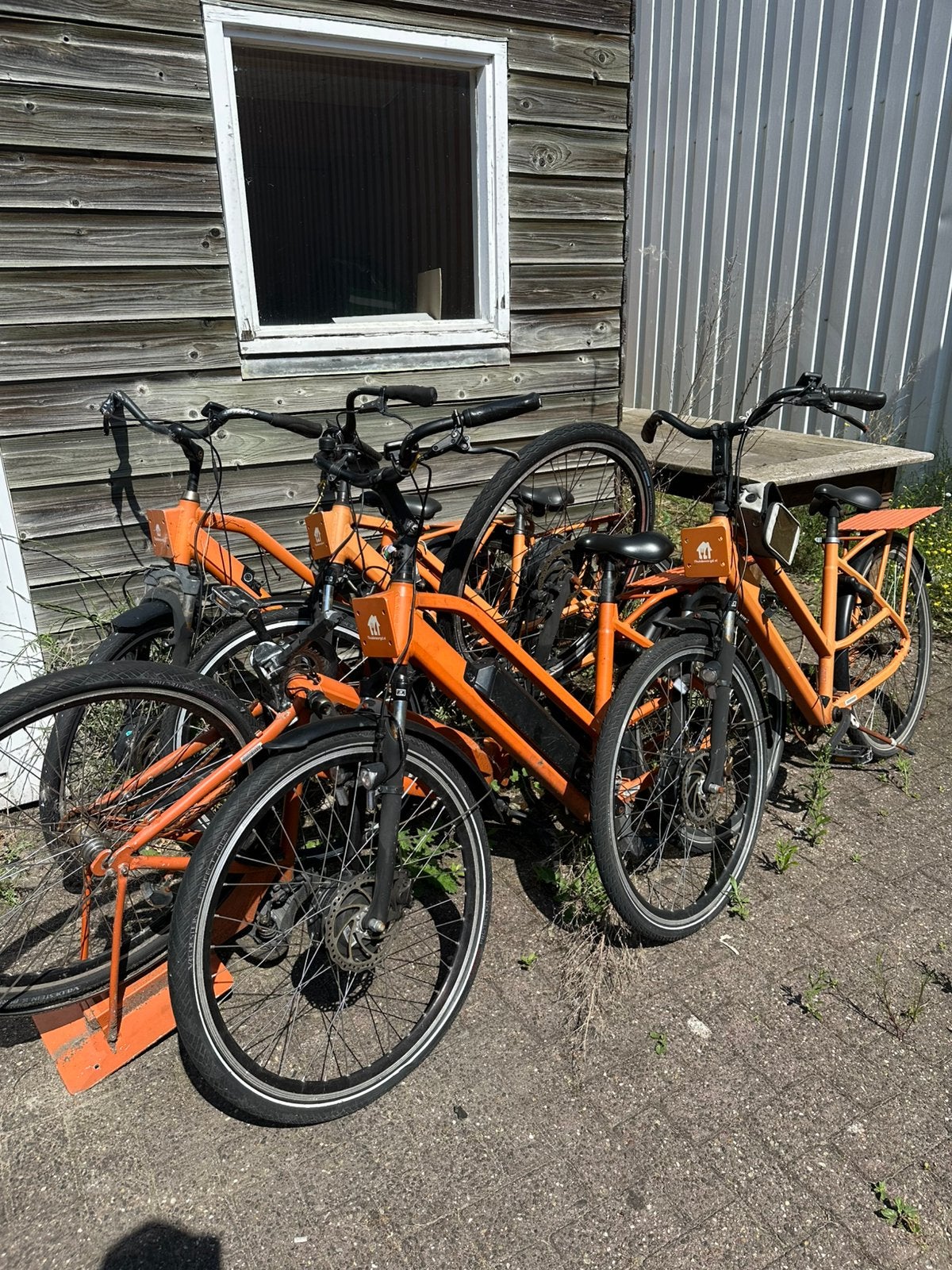 5 bezorgfietsen inclusief batterijen opladers en onderdelen, Fietsen en Brommers, Elektrische fietsen, Ophalen, Gebruikt, Overige merken