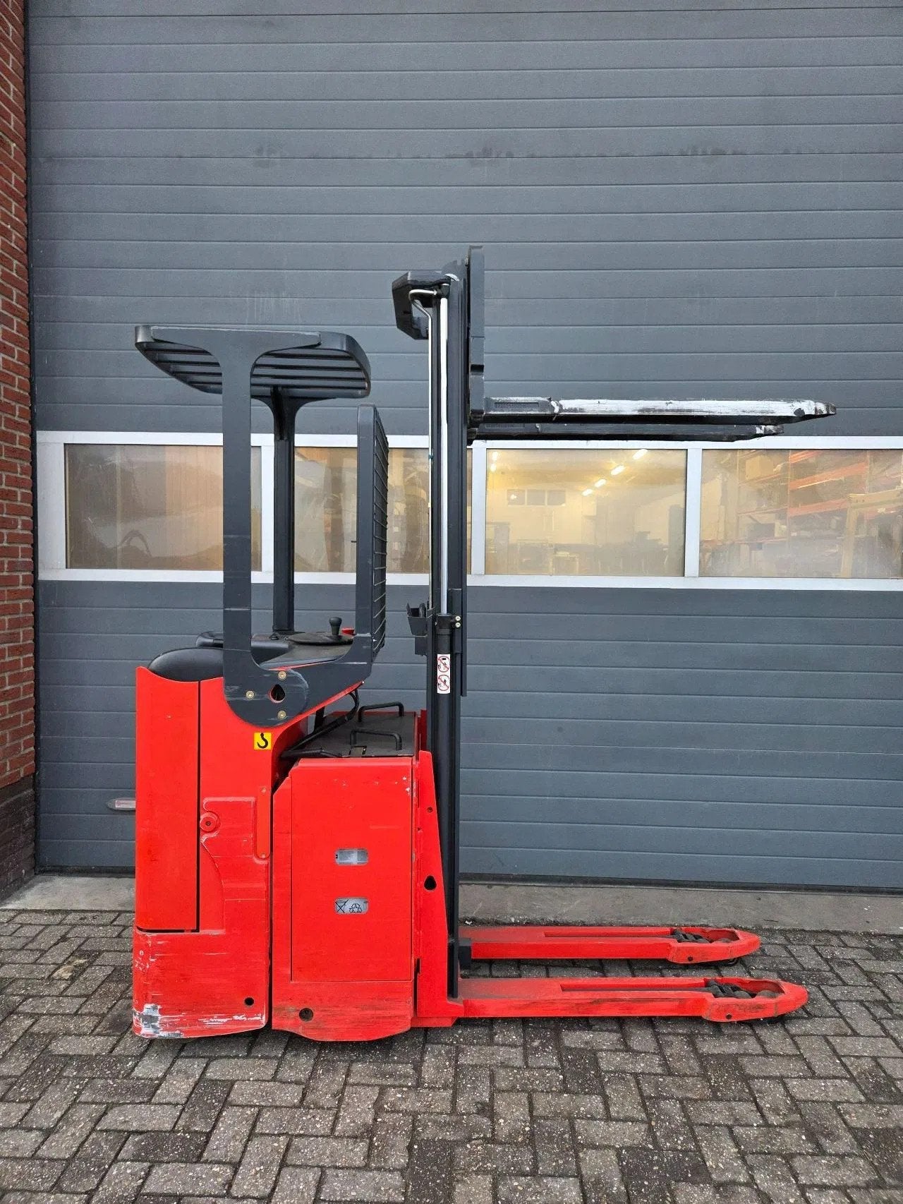 Linde Meerijd-stapelaar L12LS Doublestock Freelift 320 uur, Elektrisch, Overige typen, Linde