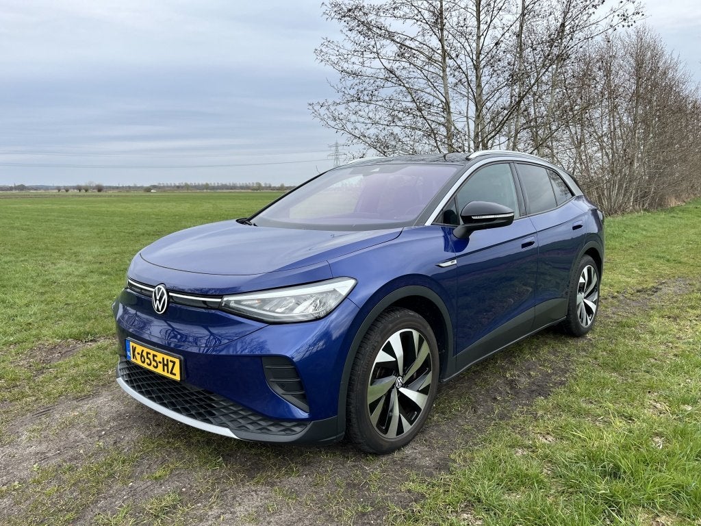Volkswagen ID.4 First 77 kWh (bj 2020, automaat), Automaat, Gebruikt, Blauw, 380 km