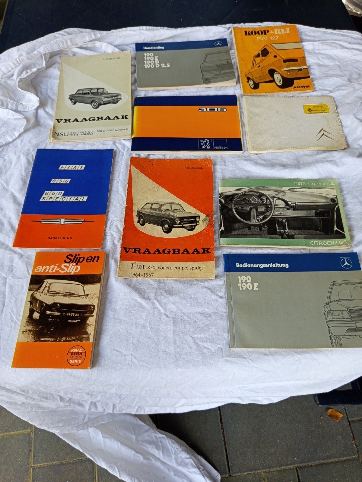 instructie boekjes oldtimer, Auto diversen, Ophalen of Verzenden