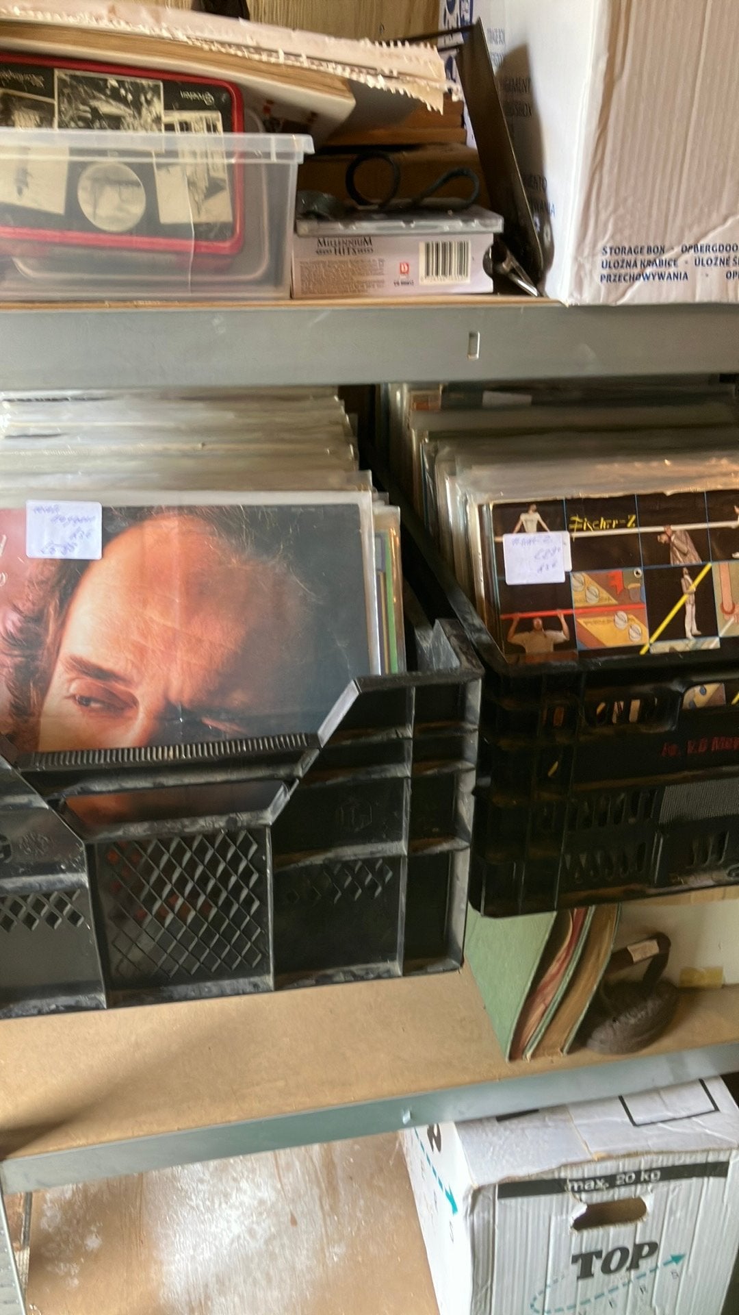 16 bakken met lps, Ophalen, Zo goed als nieuw, 12 inch