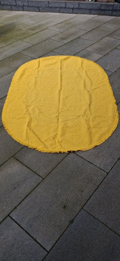 tafelkleed., Ophalen of Verzenden, Gebruikt, Ovaal, Buiten