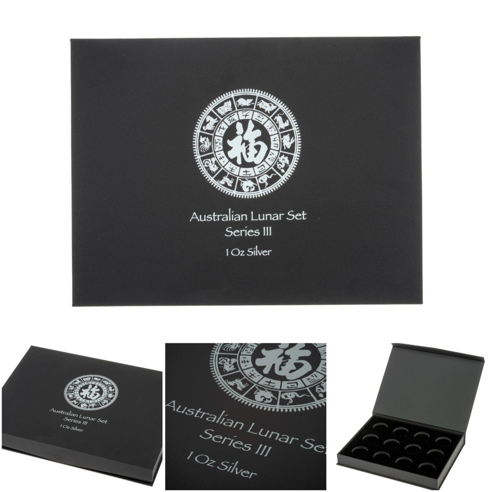 Lunar 3 muntenbox voor 1 oz zilveren munten, Ophalen of Verzenden, Zilver