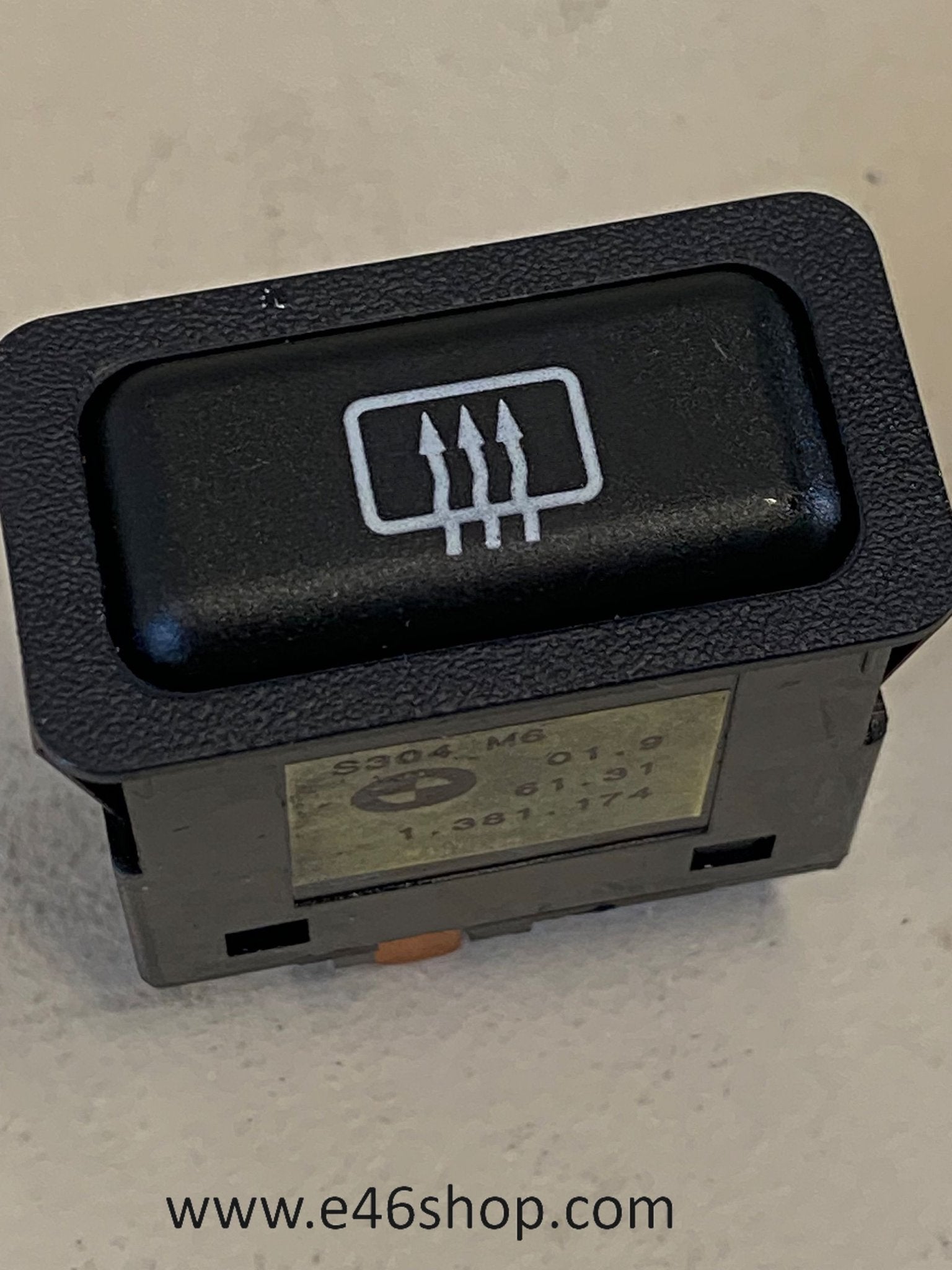 ACHTERRUIT VERWARMING SCHAKELAAR BMW E28 E30 OE 61311380351, Auto-onderdelen, -, -, Nieuw, Ophalen of Verzenden