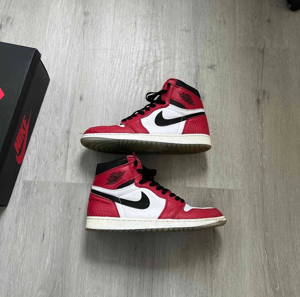 Nike Air Jordan 1 Retro High OG “Origin Story”, Kleding | Heren, Schoenen, Overige kleuren, Verzenden, Sneakers of Gympen, Gedragen
