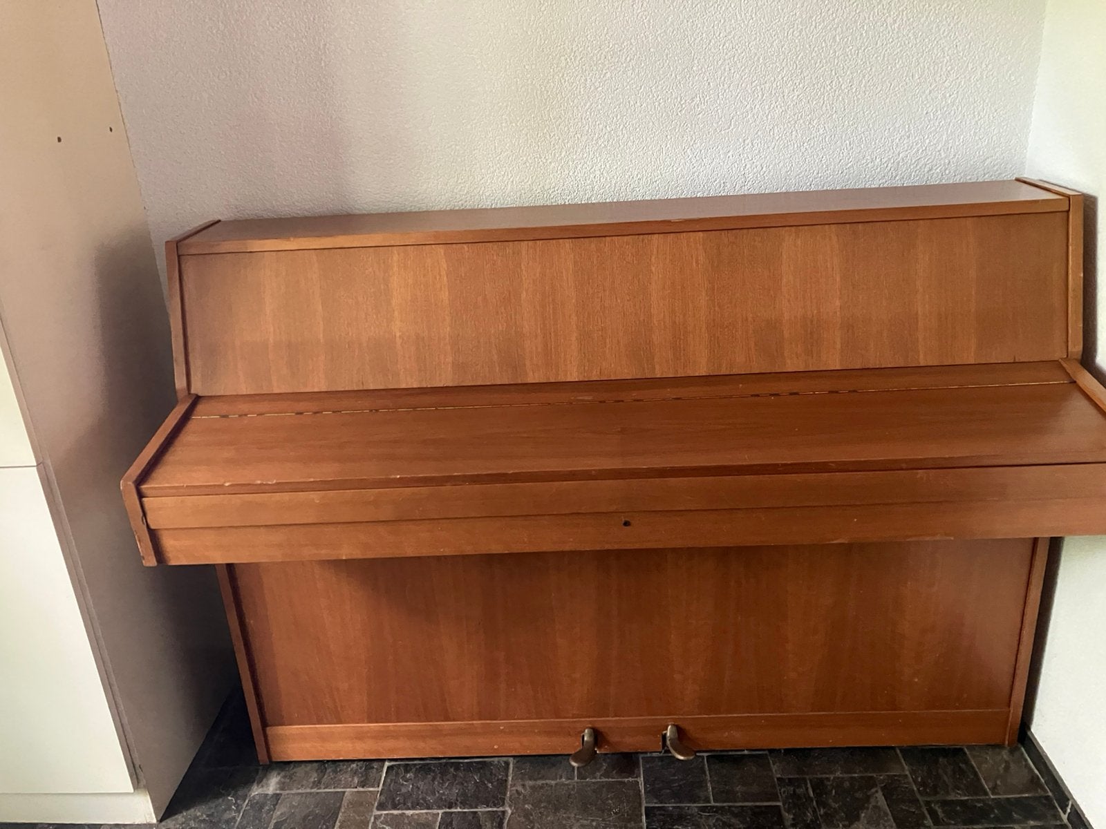 Houten Piano - Goede Staat, Muziek en Instrumenten, Piano's, Ophalen, Gebruikt, Bruin, Piano