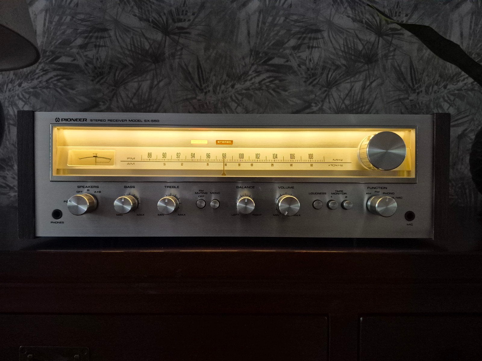 Pioneer SX-550 Stereo Receiver - Vintage Audio, Ophalen of Verzenden, Minder dan 60 watt, Pioneer