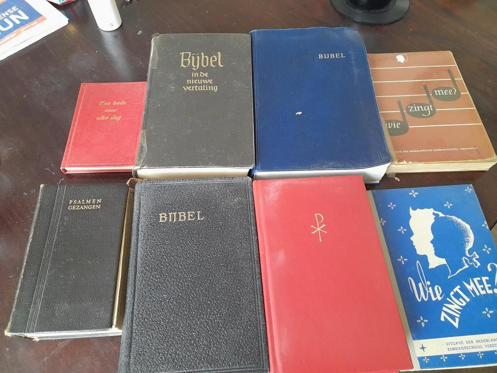 Antieke Bijbels en Psalmgezangen - Diverse Uitvoeringen, Ophalen of Verzenden, Diverse