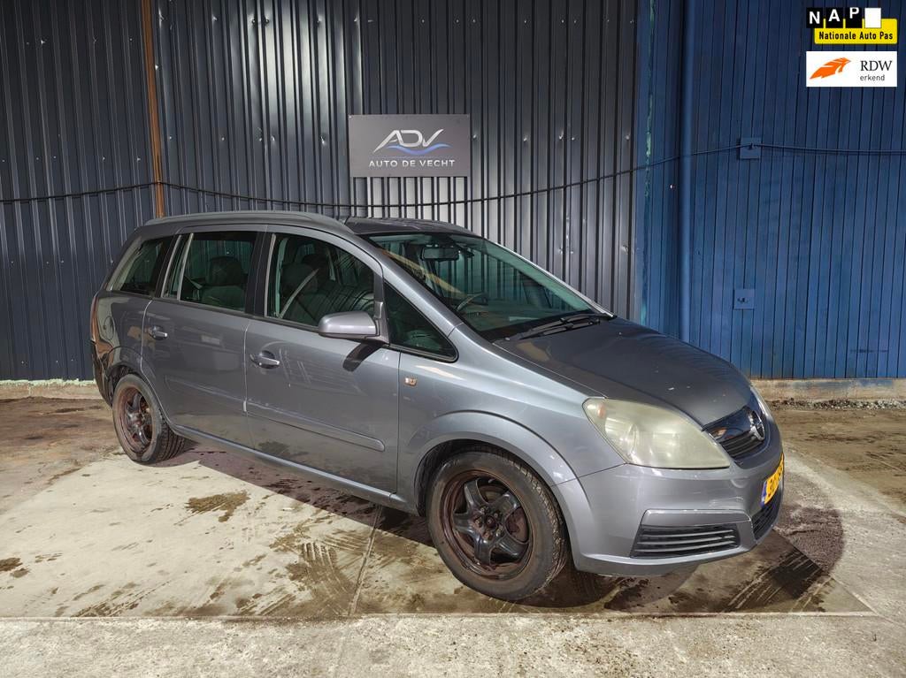 Opel Zafira 1.6 Enjoy INRUIL VERKREGEN - ZO MEE - 7 PERSOONS, Auto's, Opel, Voorwielaandrijving, Gebruikt, 4 cilinders, 7 stoelen