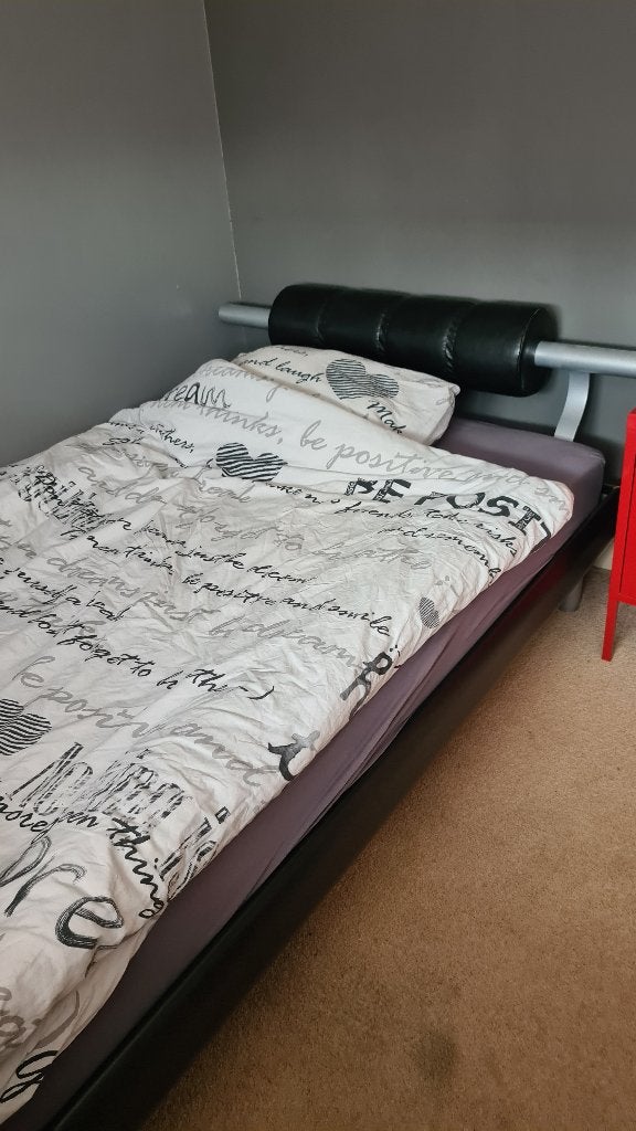Bed, eenpersoons, Ophalen, Gebruikt, Eenpersoons, 120 cm