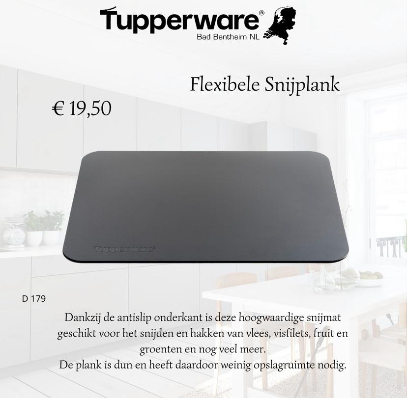 Tupperware Flexibele Snijplank # vierkant en rond, Ophalen of Verzenden, Nieuw