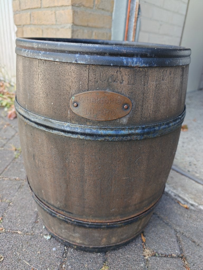 Antiek houten ton., Ophalen