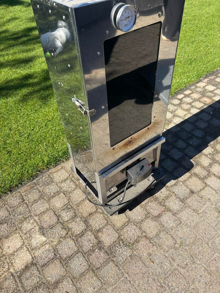 Rookton RVS Rookoven met Thermometer, Ophalen, Gebruikt