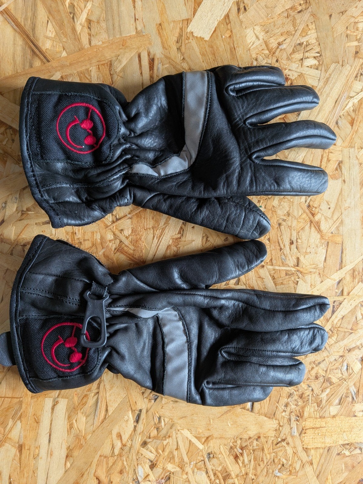 Zwarte leren motorhandschoenen, maat S, kind, vrouw, Ophalen, Difi, Dames, Handschoenen