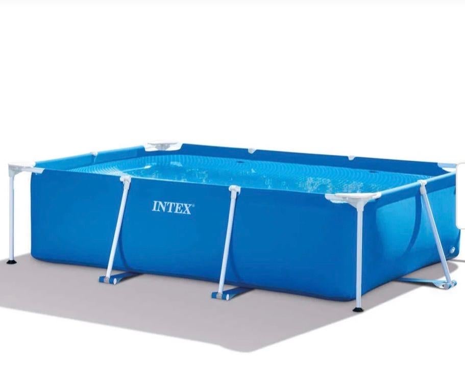 Compleet Intex Opzetzwembad met pomp, trap etc., Ophalen, Gebruikt, Opzetzwembad, 200 tot 400 cm