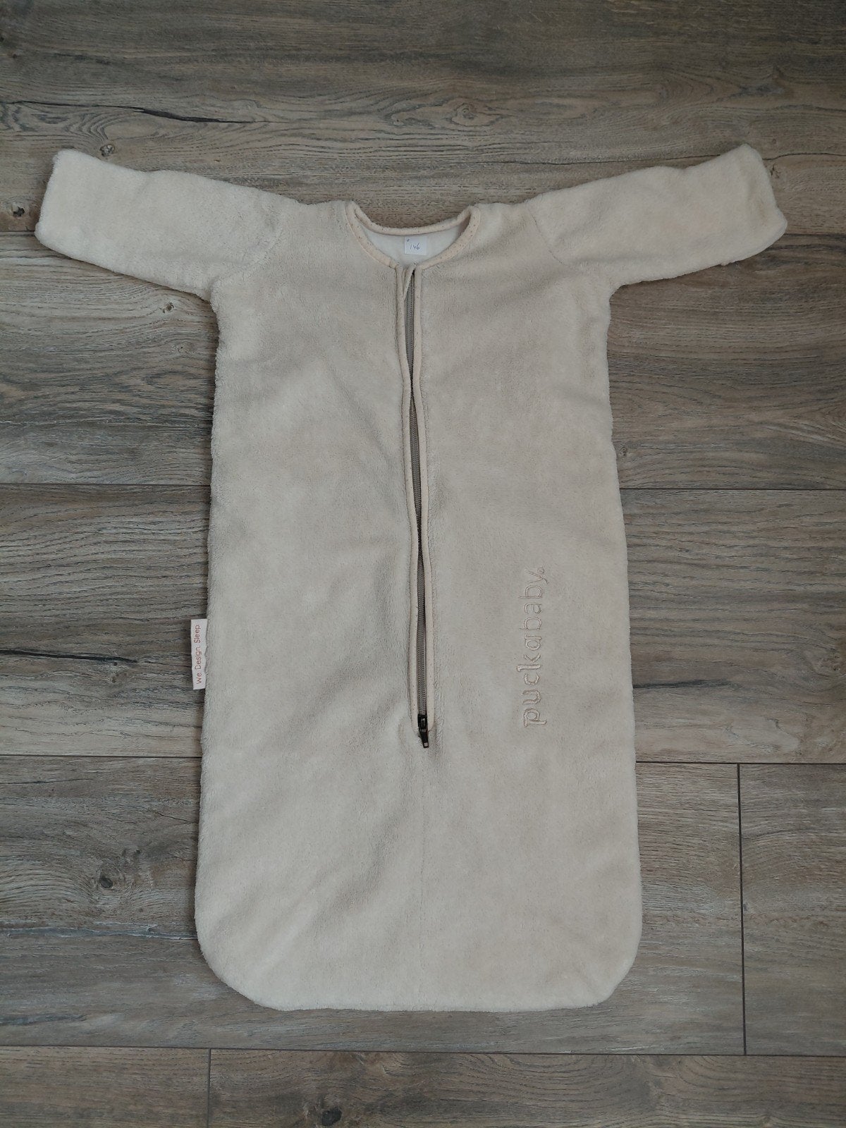 Puckababy newborn bag, teddy Pure, lichte gebruikerssporen, Kinderen en Baby's, Gebruikt, Inclusief buikband, Puckababy, Ophalen of Verzenden