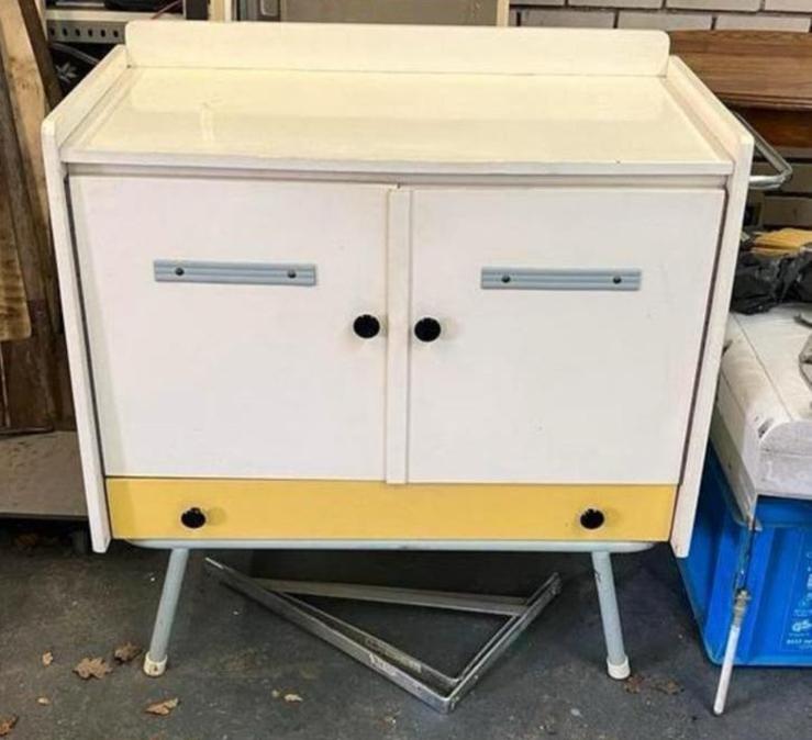 Vintage design commode / kastje jaren 50/60 Vroomshoop, Ophalen, Gebruikt