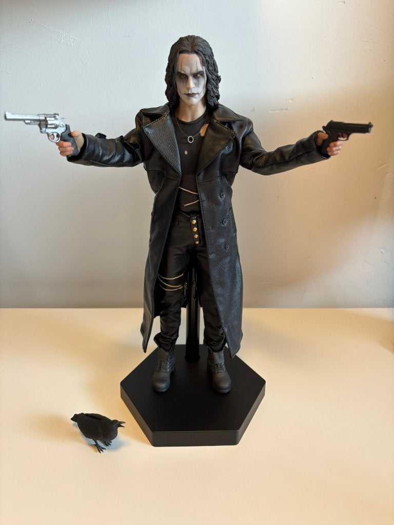 Sideshow Collectibles Eric Draven The Crow 1/6 figuur, Ophalen, Zo goed als nieuw, Film, Actiefiguur of Pop