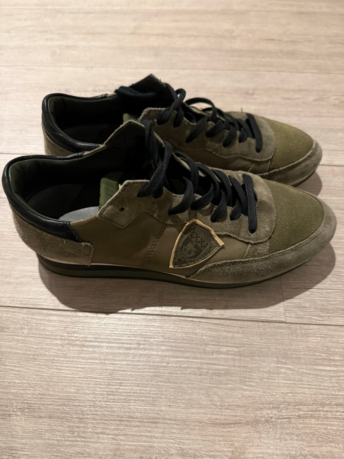 Philippe Model Paris sneakers - Groen - Maat 42, Ophalen, Gedragen, Overige kleuren, Sneakers of Gympen