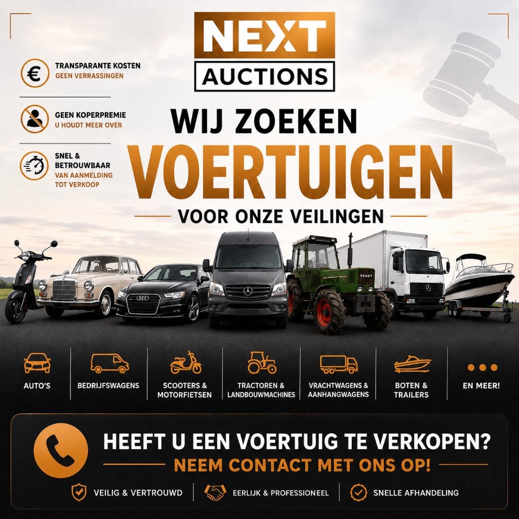 Voertuigen gezocht, Bedrijf, Te koop