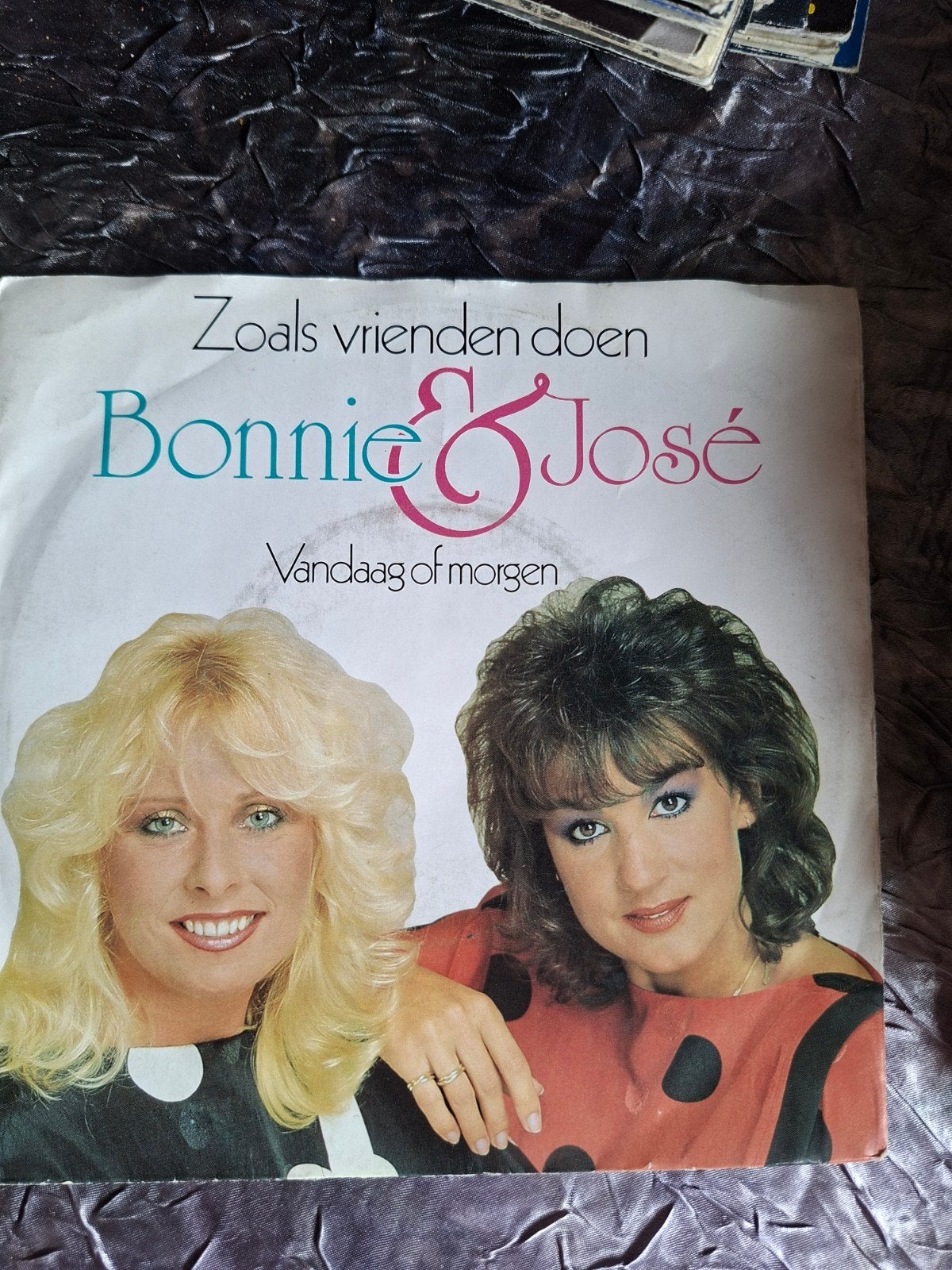 Bonnie & José - Zoals Vrienden Doen / Vandaag Of Morgen, Gebruikt, 7 inch, Ophalen of Verzenden, EP