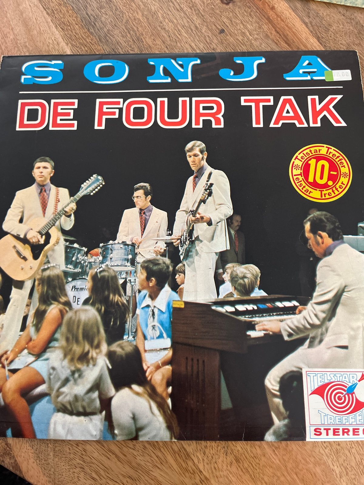 Sonja & De Four Tak - Telstar Treffer 10 inch LP, Fotohoes, Ophalen of Verzenden, Gebruikt, 10 inch