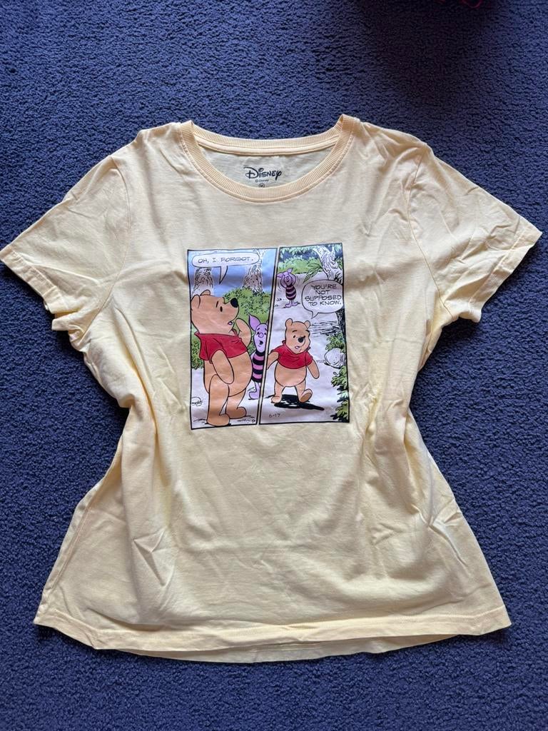 Disney Winnie the Pooh T-shirt, Maat 38/40 (M), Primark, Geel, Ophalen of Verzenden