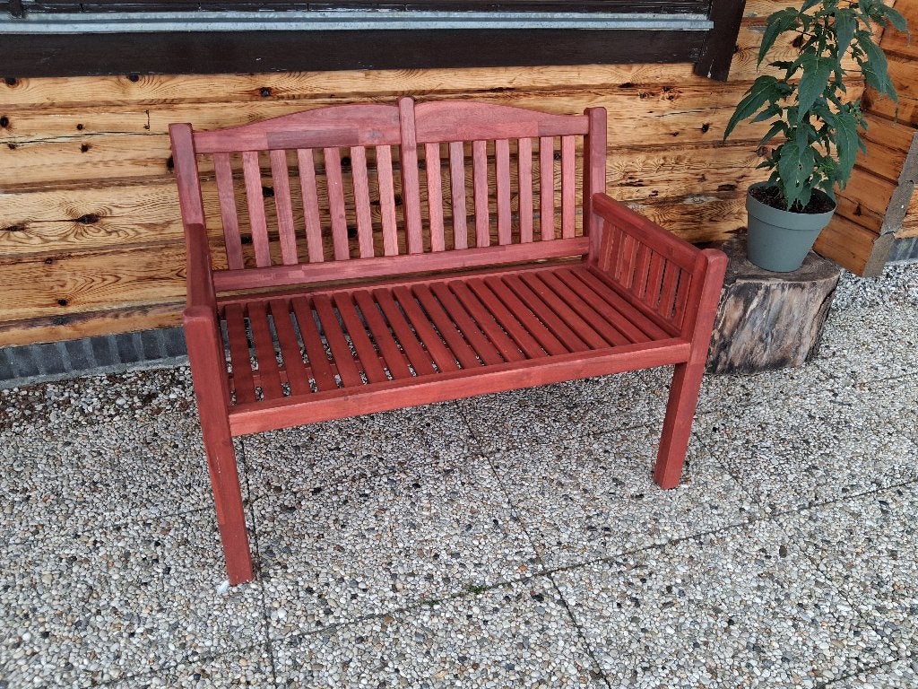 IKEA Päronholmen tuinbankje - rood, Ophalen, Zo goed als nieuw, Hout