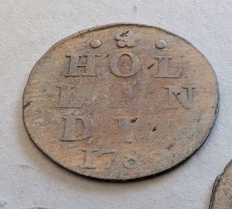 Holland. Dubbele stuiver 1788, Vóór koninkrijk, Zilver, Ophalen of Verzenden, 10 cent
