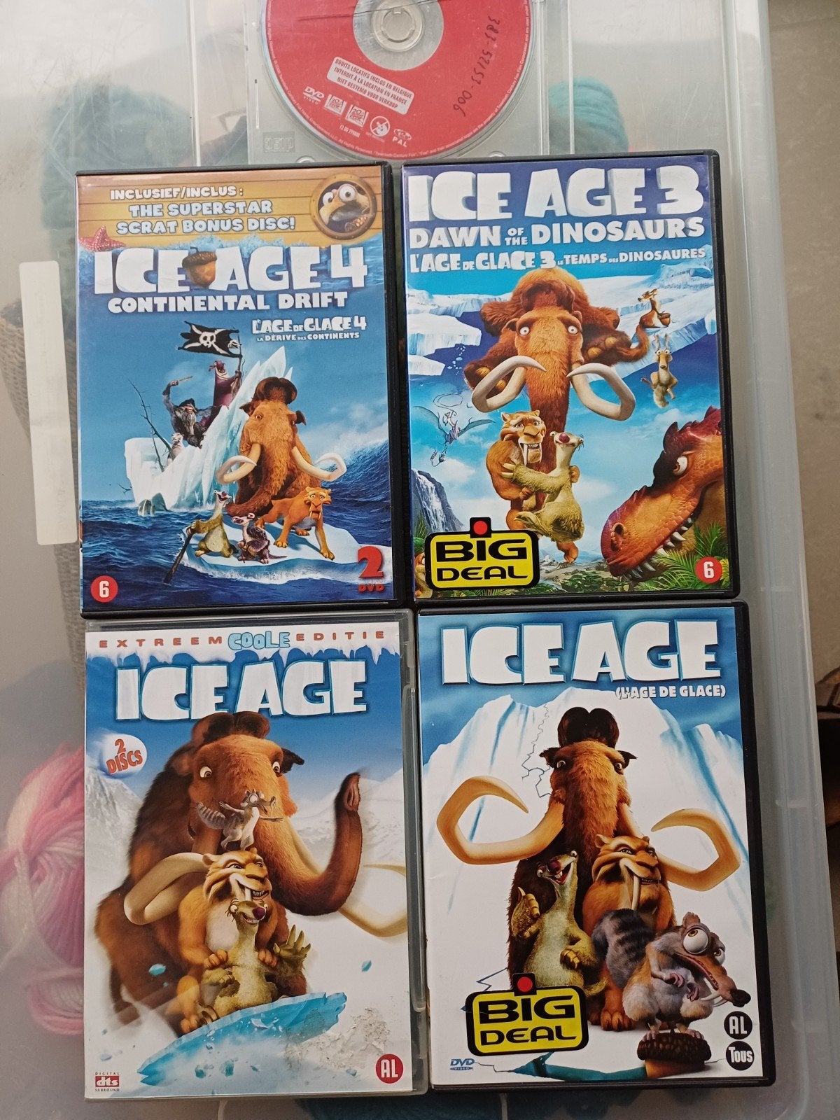 Ice Age DVD Collectie - 4 Films, Ophalen, Gebruikt, Animatie, Verzamelbox