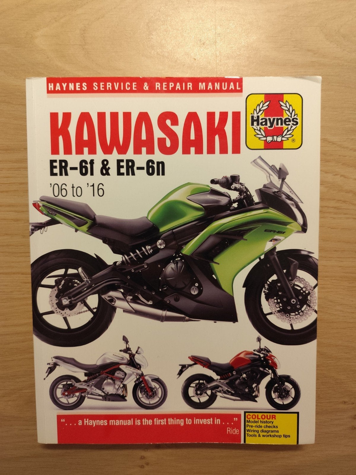 Haynes Werkplaatshandboek Kawasaki ER-6f & ER-6n ('06-'16), Ophalen of Verzenden