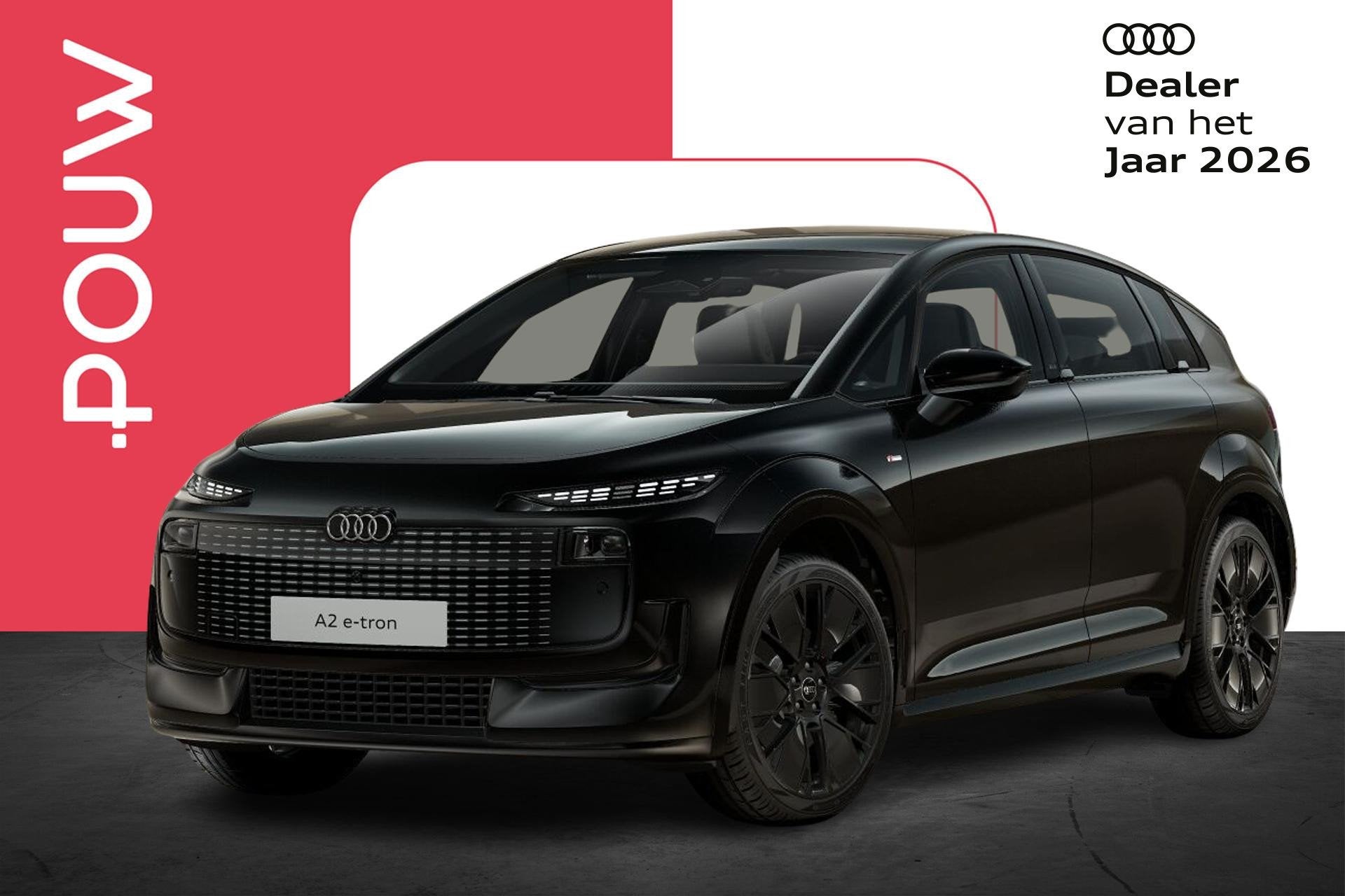 Audi A2 e-tron 170pk Launch Series 52 kWh | 20" Velgen, Auto's, Automaat, Zwart, Parkeersensor, Zwart