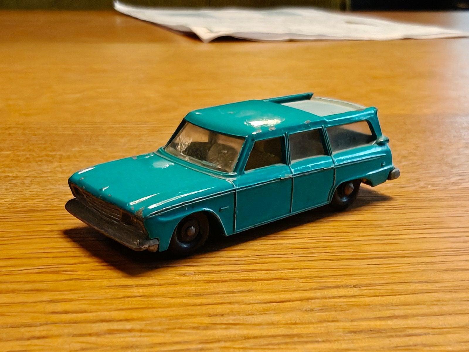 Matchbox Studebaker Lark Wagonaire BLAUW, Ophalen of Verzenden, Zo goed als nieuw, Auto
