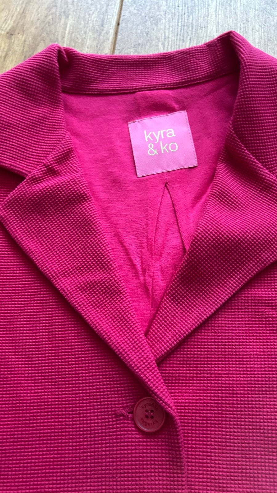 Kyra & Ko Roze Colbert - Maat L (valt als 36/38), Ophalen of Verzenden, Jasje, Roze, Maat 36 (S)