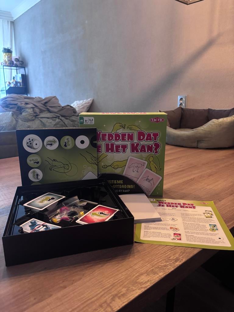 Wedden dat je het kan? Bordspel - Compleet, Hobby en Vrije tijd, Gezelschapsspellen | Bordspellen, Drie of vier spelers, Ophalen of Verzenden