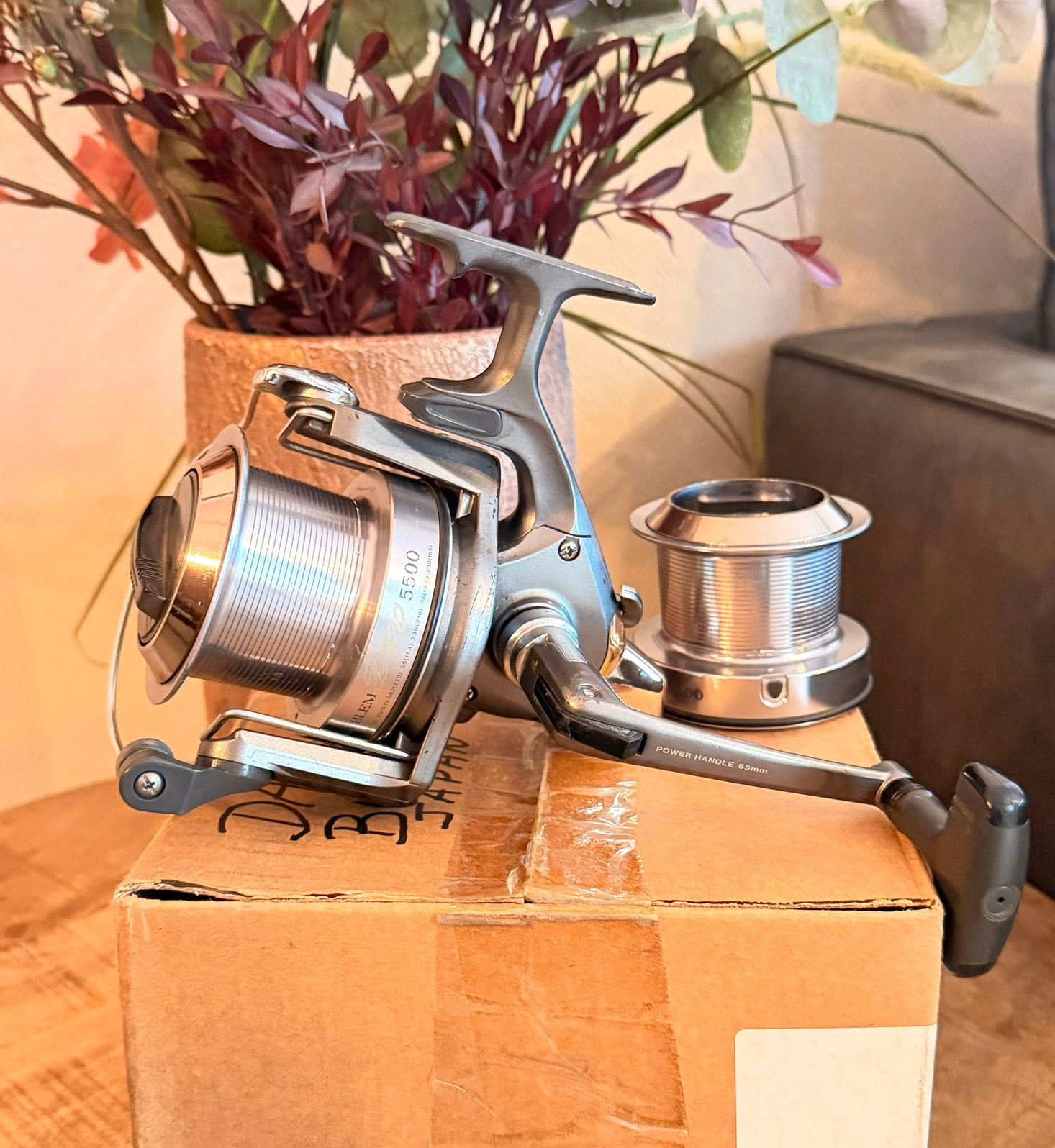 Daiwa emblem 55 pro, Watersport en Boten, Ophalen of Verzenden, Zo goed als nieuw, Molen