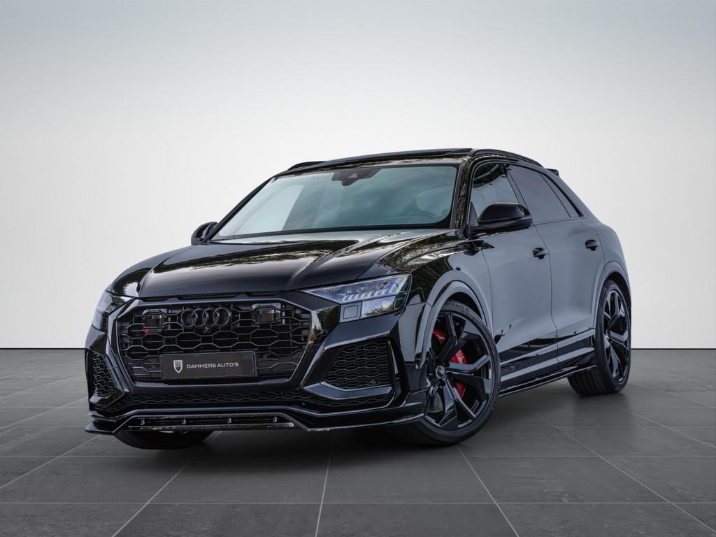 Audi RSQ8 4.0 TFSI 600pk Quattro Pano HuD Akrapovic Standkac, Auto's, Gebruikt, Overige brandstoffen, Zwart, Leder